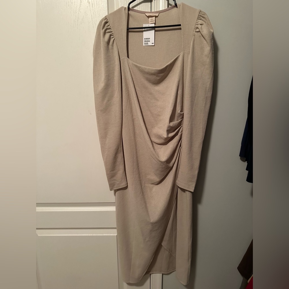 H&M ruched side dress